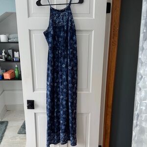 One Clothing Blue Floral Maxi Dress